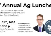 21st Annual Ag Luncheon - Albert Lea-Freeborn County Agricultural Committee